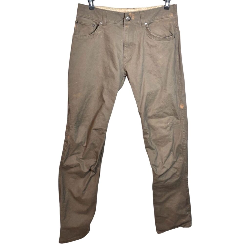 KĂHL RYDR 32x34 Rugged Outdoor Utility Pants Hiking Workwear Bleach Splattered